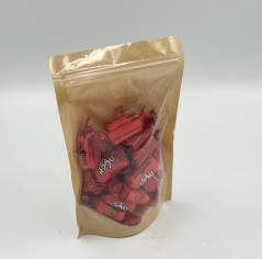 MP-1001 שקית נייר פסגור+ צד שקוף 14/20+4 ס