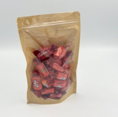 MP-1002 שקית נייר פסגור+ צד שקוף 16/24+4 ס