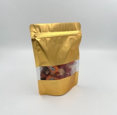 MP-1006 שקית פסגור אלומיניום זהב + חלון 14/20+4 ס