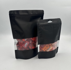 שקית אלומיניום שחורה+פסגור+חלון 17/24 MP-940 (100 יח') - 