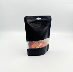 MP-939 שקית אלומיניום שחורה+פסגור+חלון 14/20+4 ס