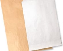 שקיות נייר לבנות/חומות